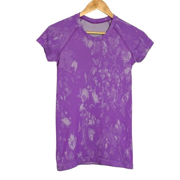 Lululemon Swiftly Tech Short Sleeve Shirt 2.0 *Shadow Bloom Moonlit Magenta - Picture 2 of 7